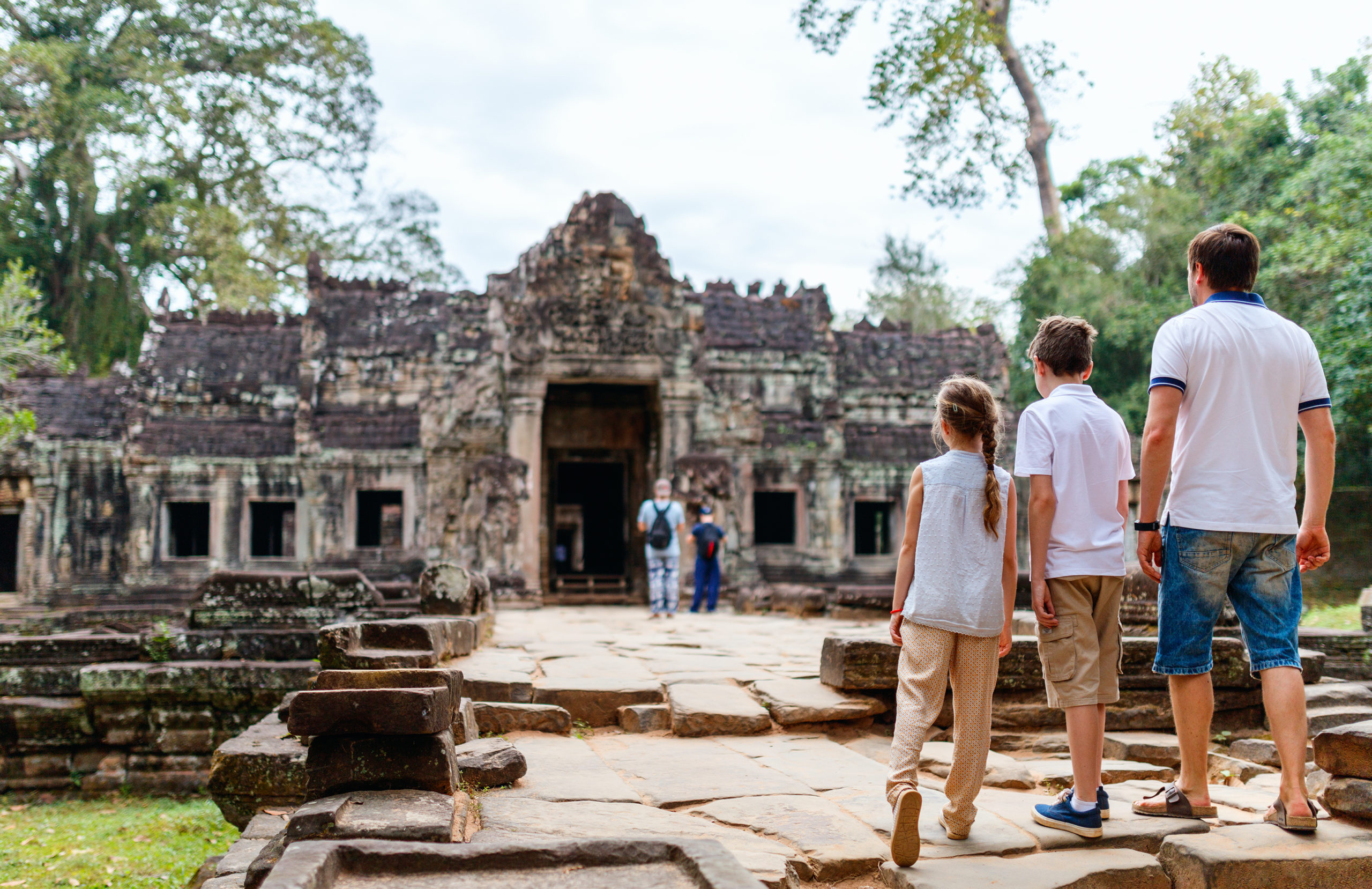 Angkor en famille